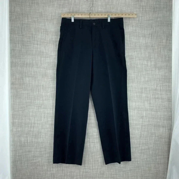 Eddie Bauer wrinkle resistant Pants Mens 35x32 blue 1792 - Picture 1 of 11